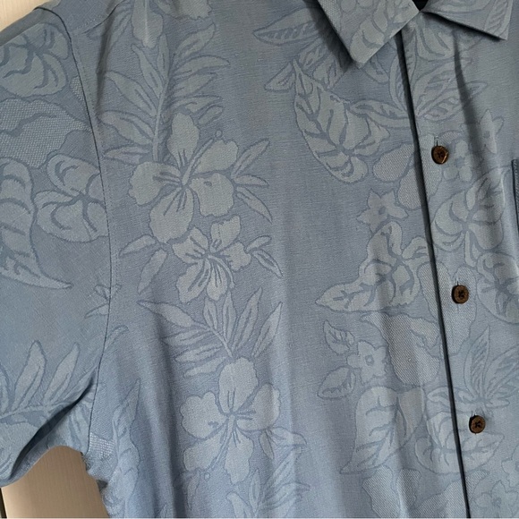 NWT Tommy Bahama 100% Silk Palms Over Paradise Short Sleeve XL Button Shirt - Picture 2 of 11
